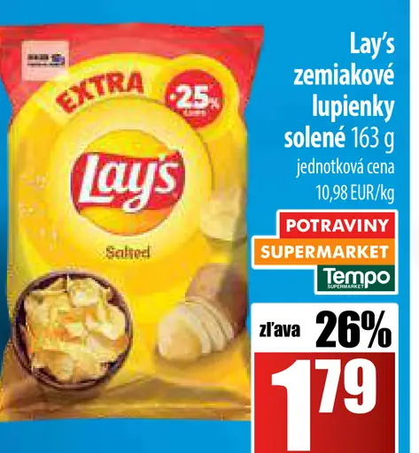 Lay's zemiakové solené lupienky