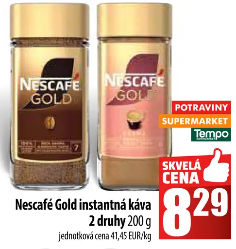 NESCAFÉ GOLD, instantná káva