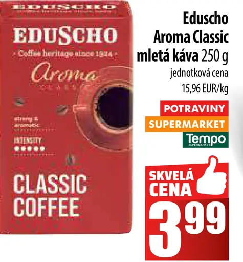 Eduscho Aroma Classic pražená mletá káva