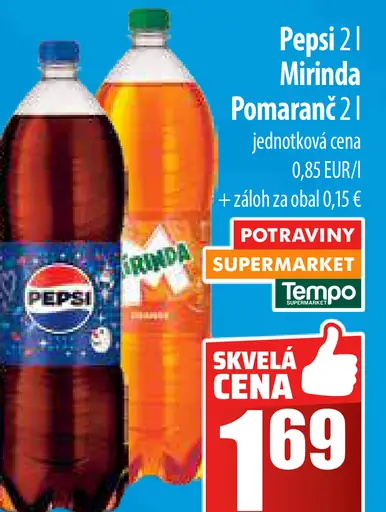 Pepsi Mirinda Pomaranč