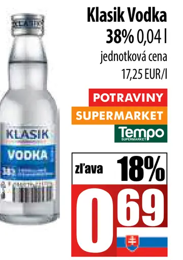 Klasik Vodka 38%