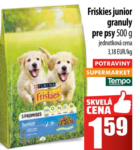 Friskies junior granuly