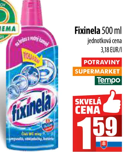 Fixinela čistiaci prostriedok