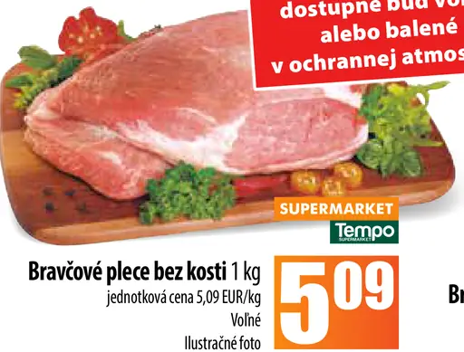 Bravčové plece bez kosti