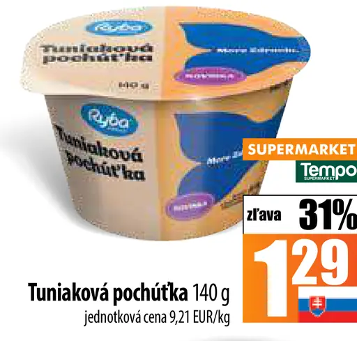 Ryba Tuniaková pochúťka