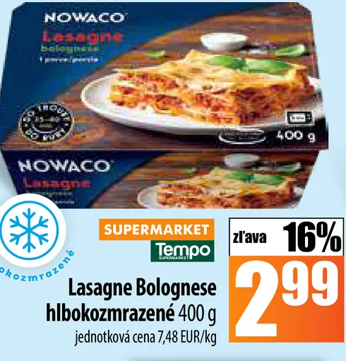 Nowaco Lasagne Bolognese