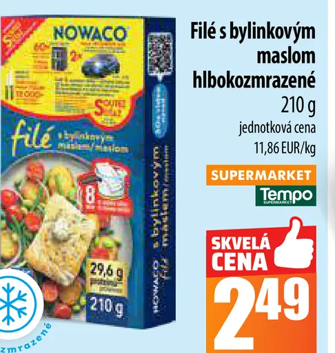 Nowaco Filé s bylinkovým maslom