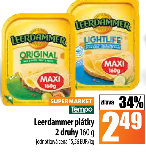 Leerdammer plátky