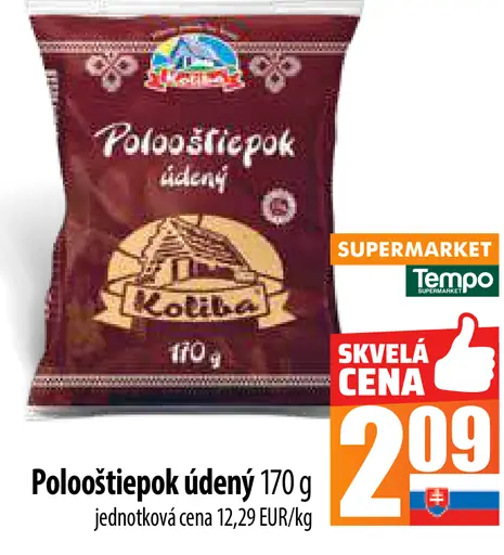 Pološtiepok údený