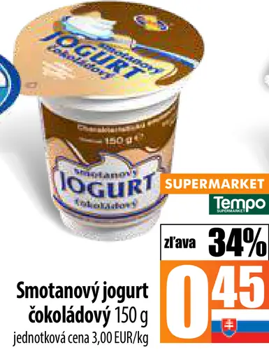 COOP Smotanový jogurt čokoládový