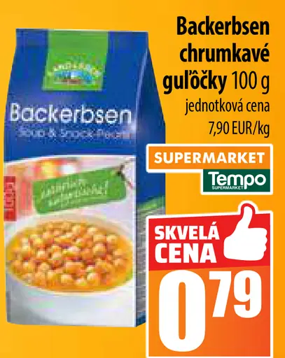Backerbse Chrumkavé guľôčky