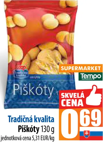 Tradičná kvalita Piškóty