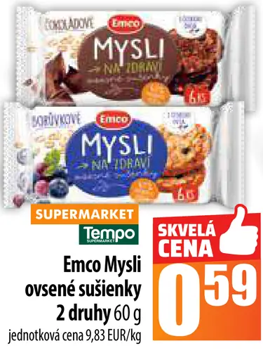 Emco Mysli ovsené sušienky