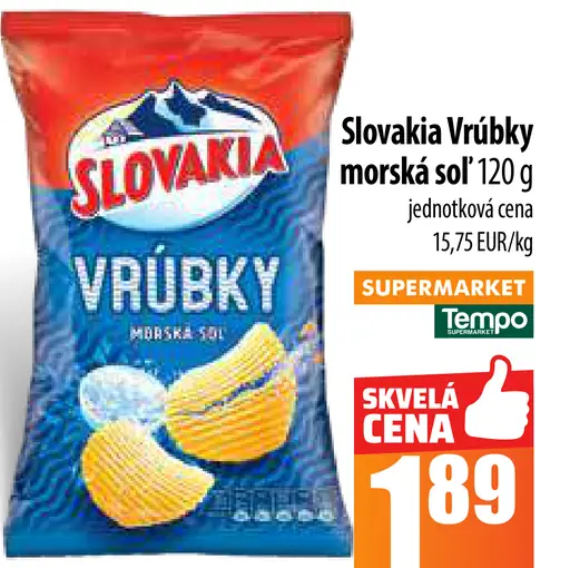 Slovakia Vrúbky morská soľ