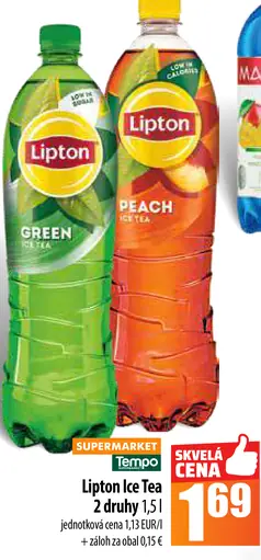 Lipton Ice Tea s príchuťou malín