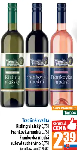 Tradičná kvalita Rizling vlašský