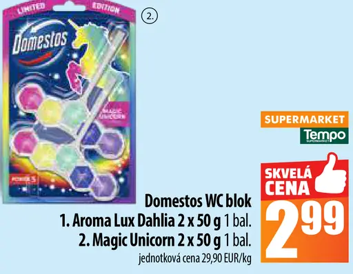 Domestos Aroma Lux Dahlia WC blok