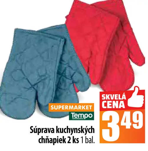 Súprava kuchynských chňapiek