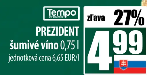 Prezident šumivé víno
