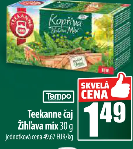 Teekanne čaj Žihľava mix