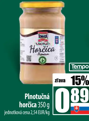 Plnotučná horčica
