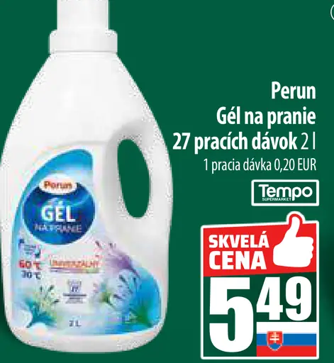 Perun Gél na pranie