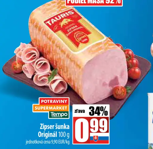 Tauris Zipser šunka