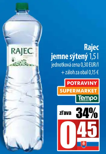 Rajec jemne sýtený
