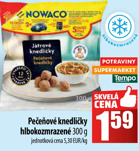 Pečeňové knedličky hlbokozmrazené