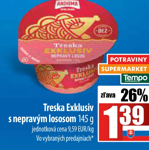 Aroma Treska Exklusiv s pravým lososom