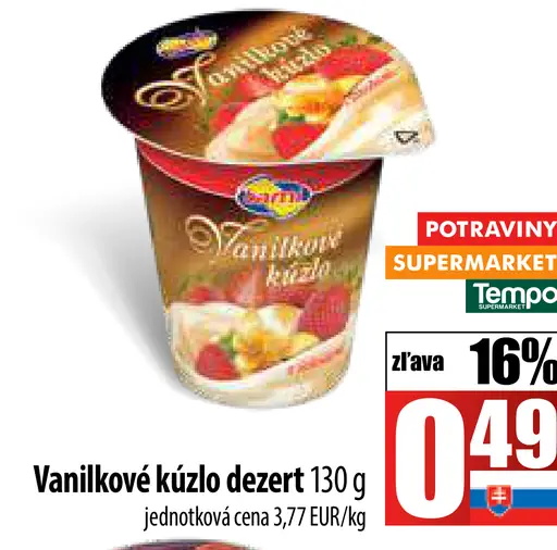 Vanilkové kúzlo dezert