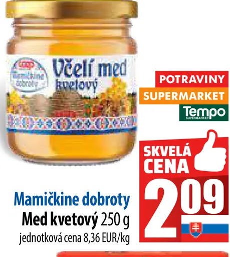 Mamíčkine dobroty včelí med kvetový