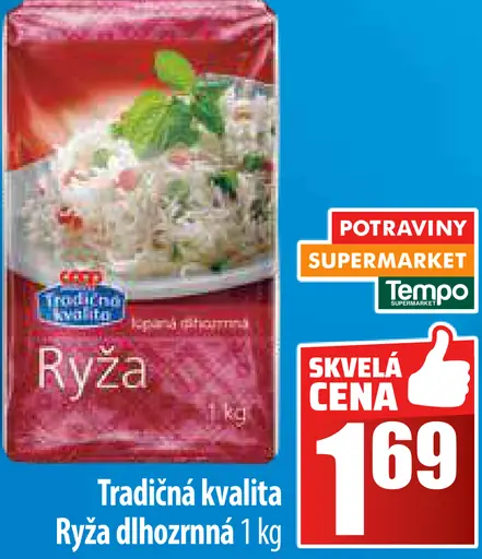 Coop tradičná kvalita ryža dlhozrnná