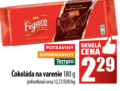 Figaro Čokoláda na varenie
