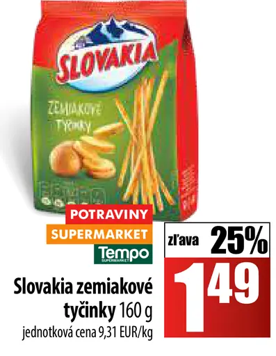 Slovakia Zemiakové tyčinky