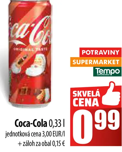 Coca-Cola plechovka