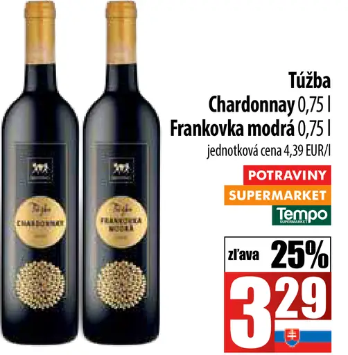 Túžba Chardonnay