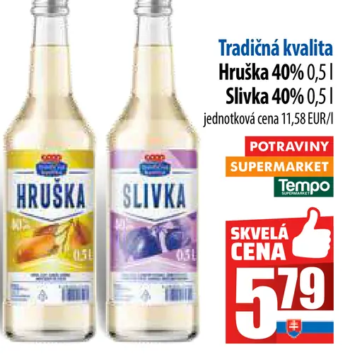 Tradičná kvalita Hruška 40%