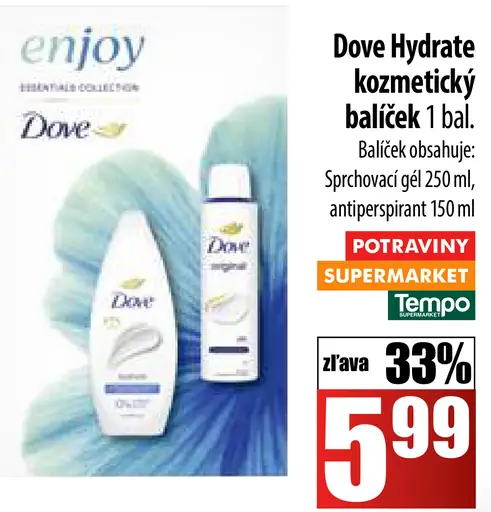 Dove Hydrate kozmetický balíček