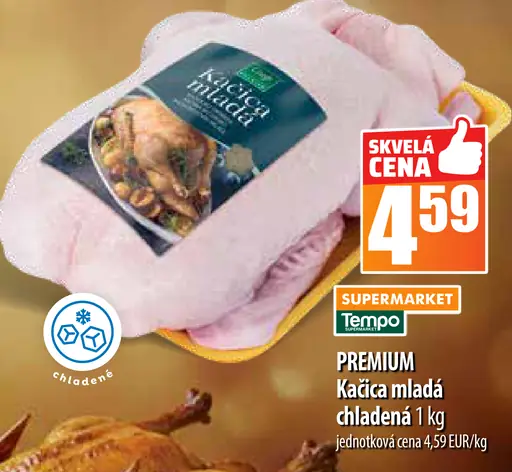 Prémiová kačica mladá chladená