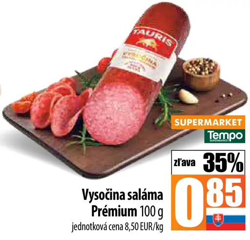 Vysočina saláma Prémiová