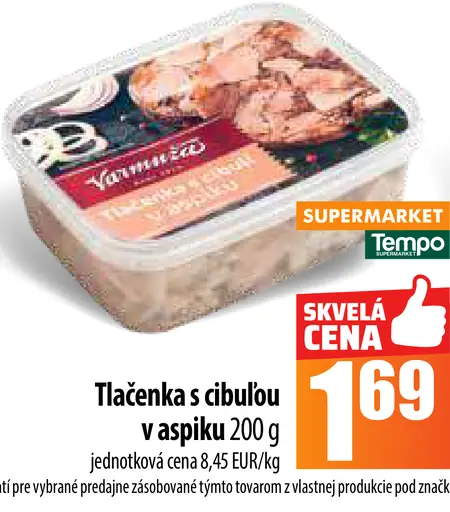 Tlačenka s cibuľou vákuum