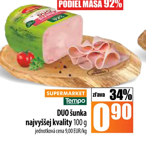 DUO šunka najvyššej kvality