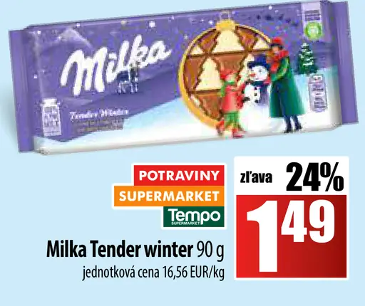 Milka Tender winter
