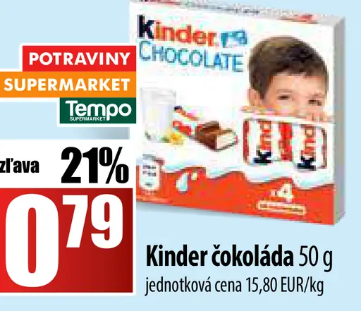 Kinder čokoláda