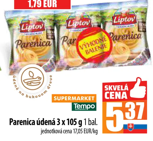 Liptov Parenica údená