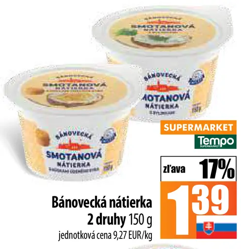 Liptov Bánovecká nátierka