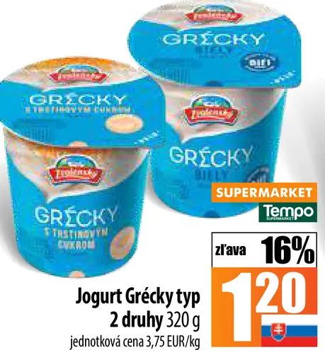 Jogurt grécky typ
