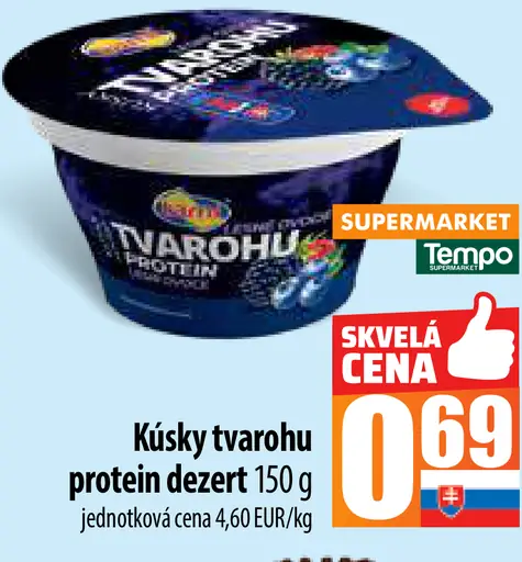 Tami Kúsky tvarohu proteín dezert