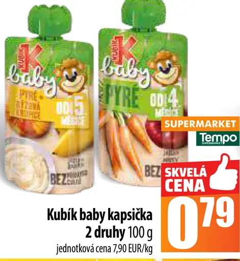 Kubík baby kapsička